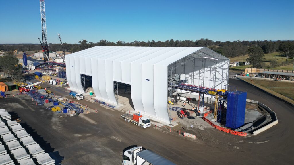 Sydney Metro - Western Sydney Airport: Custom Shelter for Tunnel Dive