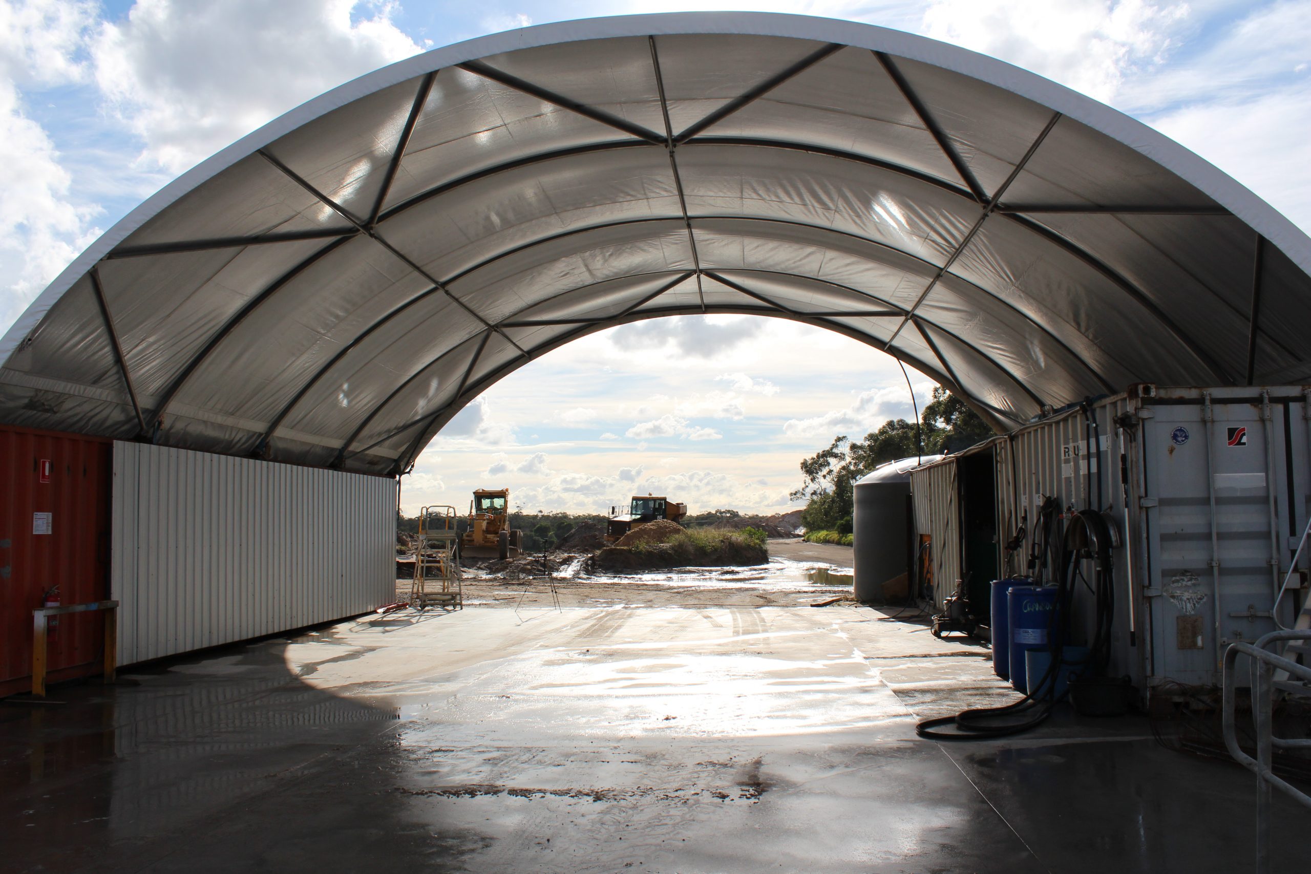 How a relocatable dome shelter saves Burdett Sands 50,000 during
