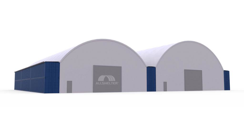 Image of Container Shelters with Roller Doors and Personnel Doors