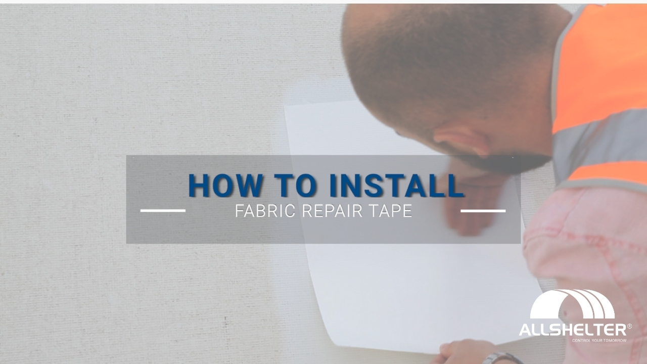 How to Install Fabric Repair Tape on a Shelter